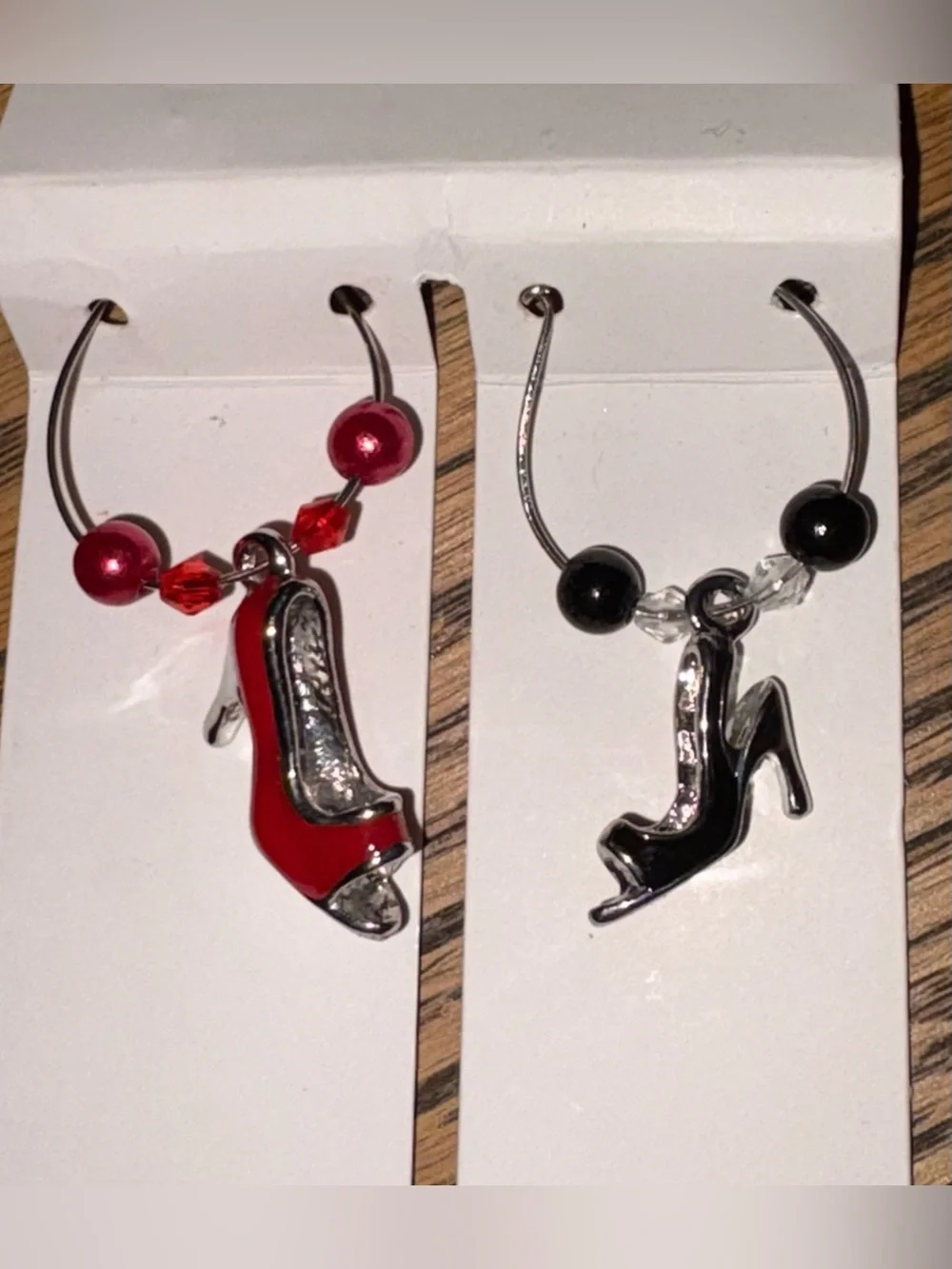 High Heel Wine Glass Charms - Set of 6